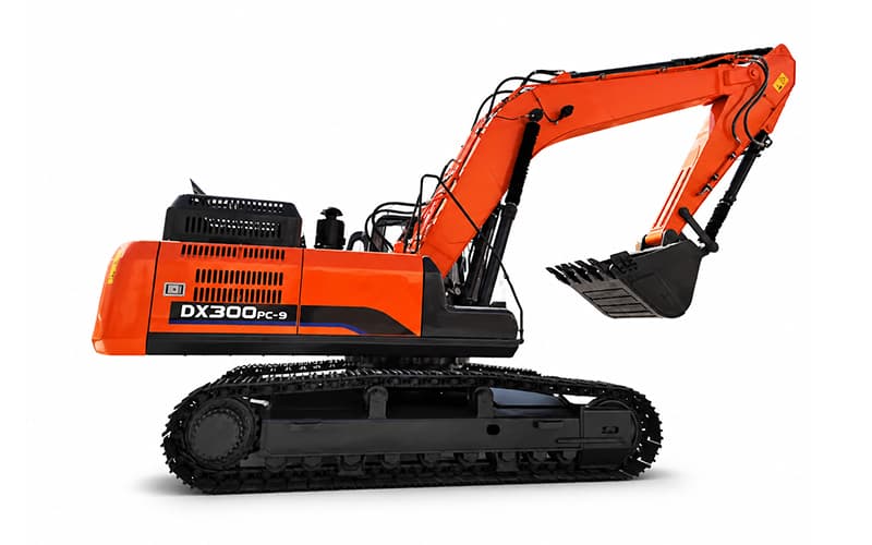 DX300PC-9 29.5 Tons Crawler Excavator- စွမ်းအားမြင့်၊ ကြီးမားသောပုံးစွမ်းရည်—သတ္တုတွင်းနှင့် မြေပြင်ရွေ့လျားမှုအတွက် အကြမ်းထည်